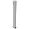 Absperrpfosten Bollard 70 x 70 mm, mit Dreikantverschluss