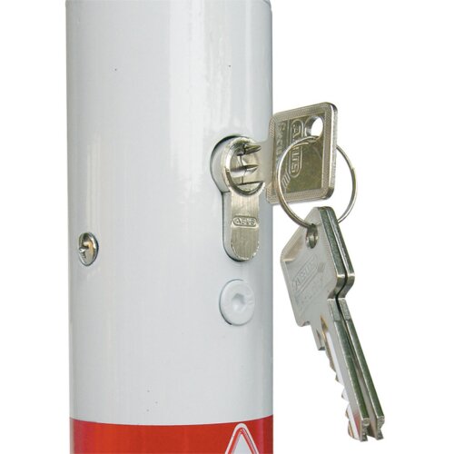 Absperrpfosten Bollard 70 x 70 mm, umlegbar