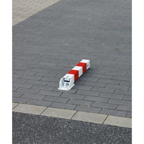 Absperrpfosten Bollard 70 x 70 mm, umlegbar