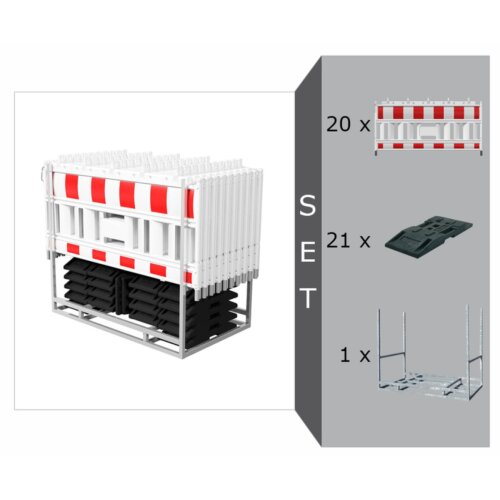 Schrankenzaun-Set Cordon III, RA1