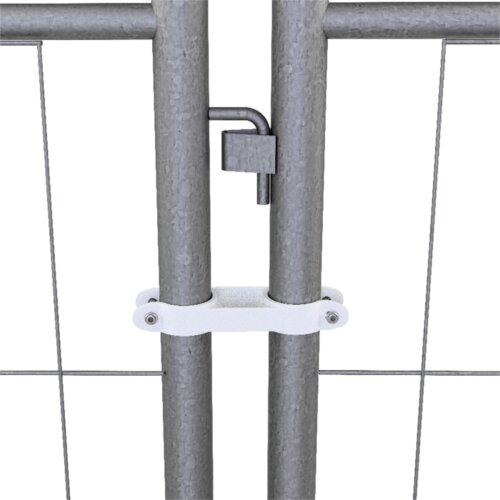 Schnellverbinder für Schranken- und Bauzäune