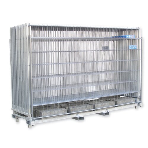 Bauzaun Leicht Komplett-Set