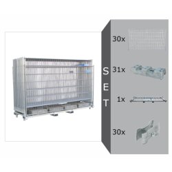 Bauzaun Basic Komplett-Set