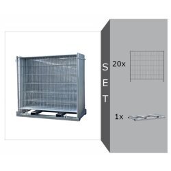 Ausgleichselement Bauzaun Profi Set