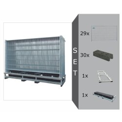 Bauzaun Basic Komplett-Set