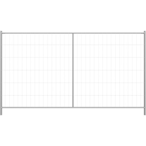 Bauzaun Profi P Modell Schellenbefestigung