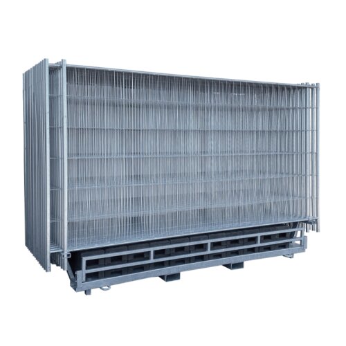 Bauzaun Leicht Komplett-Set