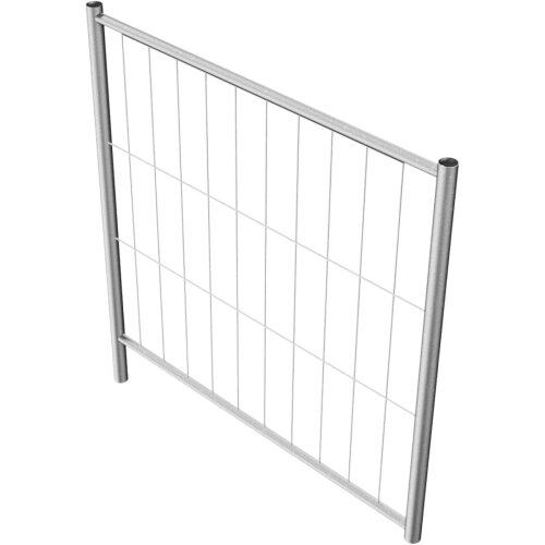 Torelement Bauzaun Profi Niedrig