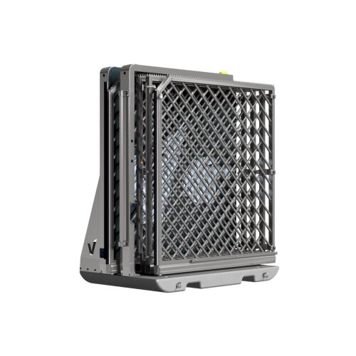 Faltbares Schiebetor V-Gate, ohne Farbe, Lichtschranke