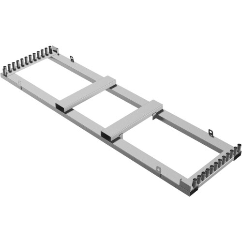 Lager- und Transportpalette für 25 Bauzäune