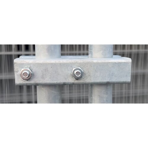 Scharnier für Bauzaun-Torelemente