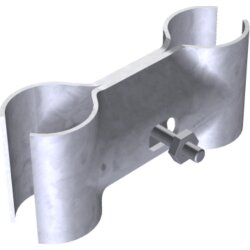 Verbindungsschelle für Bauzäune