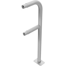 Schutzgeländer aus Stahlrohr Ø 48 mm,...