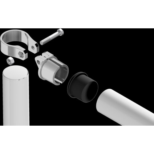 Verkehrsschutzgeländer-System Ø 60 mm