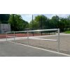 Verkehrsschutzgeländer-System Ø 60 mm Bauteil Standpfosten  Befestigung zum Einbetonieren mit Erdanker  Farbe ohne Farbe, verzinkt