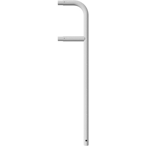 Schutzgeländer aus Stahlrohr Ø 48 mm, Höhe über Flur 1000 mm