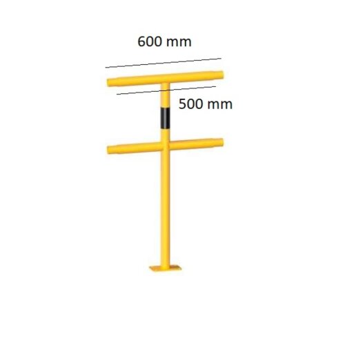 Schutzgeländer aus Stahlrohr Ø 48 mm