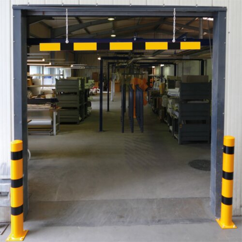 Höhenbegrenzer Beklebung einseitige Beklebung  Breite 2000