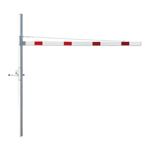 Höhenbegrenzer mit variabler Durchfahrtshöhe, dreh- und abschließbar Barriere ohne Barriere  Barriere Breite ---  Schildhalterung mit Halterung für Schild Ø 450 mm