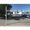Höhenbegrenzer mit variabler Durchfahrtshöhe, dreh- und abschließbar Barriere ohne Barriere  Barriere Breite ---  Schildhalterung mit Halterung für Schild Ø 450 mm