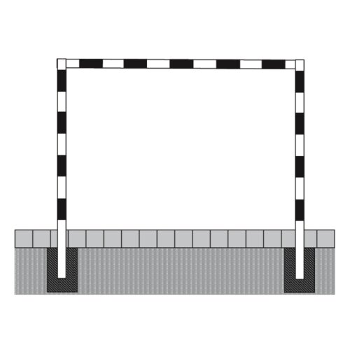 Höhenbegrenzer Breite 3000 Durchfahrtshöhe ca. 2000  Modell Feststehend