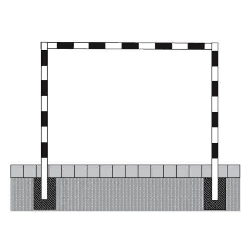 Höhenbegrenzer Breite 3000 Durchfahrtshöhe ca. 2000  Modell Schwenkbar