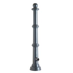 Stilpoller aus Aluminium, konisch