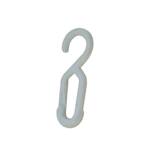 Hakenglied für Kunststoffketten Farbe rot  Stärke Ø 6