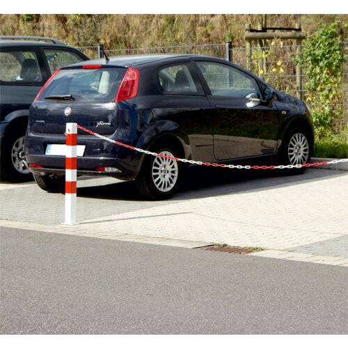 Absperrkette Stahl, geschweißt Farbe verzinkt