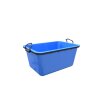 Mörtelwanne 200 Liter aus HDPE, kran- und stapelbar, blau