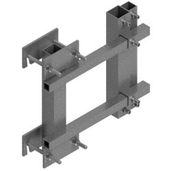 Leitplankenhalterung Typ 3 mit seitlichem Ausleger