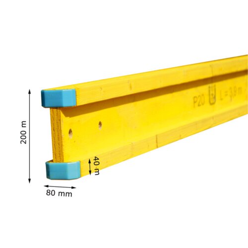 Holzschalungsträger H20 mit Endkappen