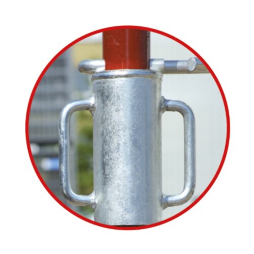 Euro Schalungsstütze Klasse B/D Auszugslänge 1537 - 2501  Beschichtung/Oberfläche lackiert