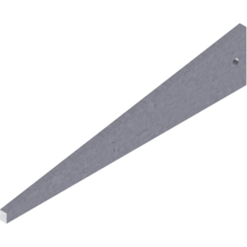 Keil für Säulen- und Fundamentzwinge (Ersatz) Beschichtung roh