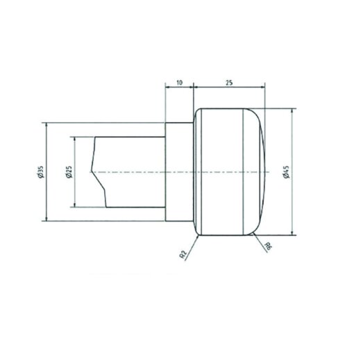 Erdnagel Typ 1 Durchmesser: 25 mm