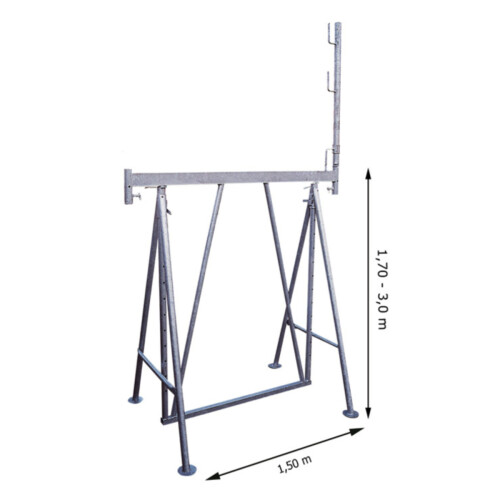 Faltgerüstbock Universal U1500 Farbe lackiert