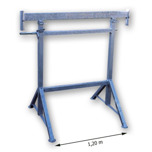 Kurbel-Gerüstbock K1200 Farbe lackiert  Höhe 0,65 - 1,10