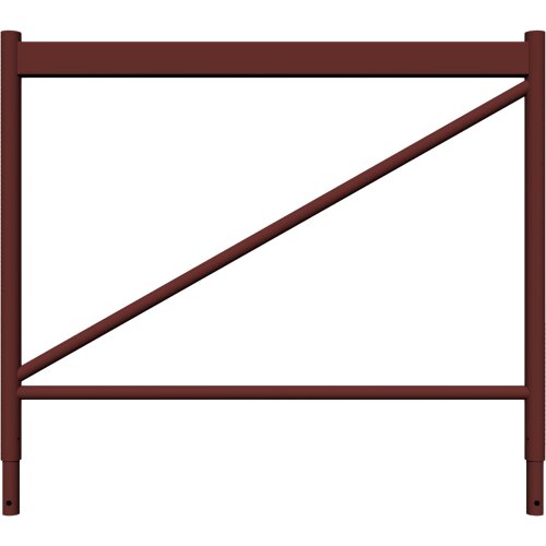 Aufsatzteil für Universal- und Kurbelgerüstböcke Breite 1,20  Farbe lackiert