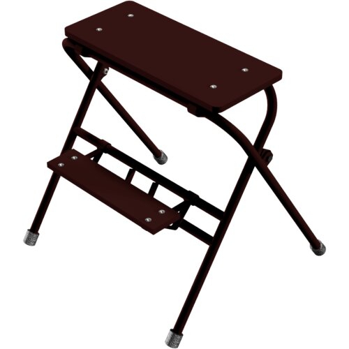 Arbeitstritt lackiert, zusammenklappbar Breite 1,0  Höhe 0,7