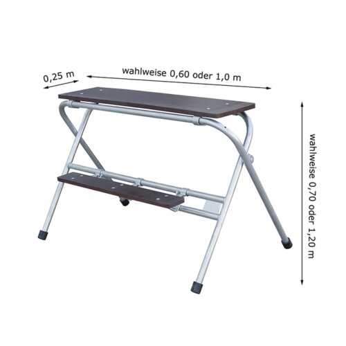 Arbeitstritt, zusammenklappbar