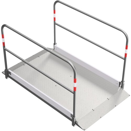 Grabenbrücke aus Aluminium Breite 1000 Länge 1800