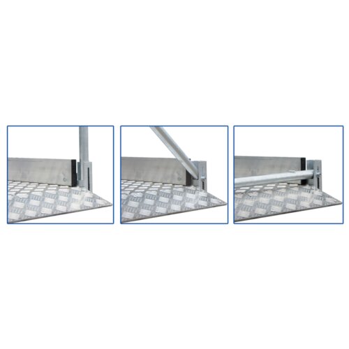 Grabenbrücke aus Aluminium Breite 1000 Länge 1800