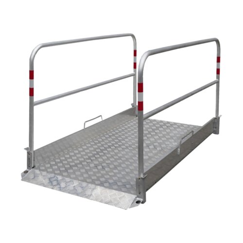 Alu-Grabenbrücken Komplett-Set, mit 5 Alu-Grabenbrücken