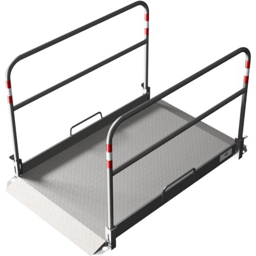 Grabenbrücke aus Aluminium, mit Tragegriff