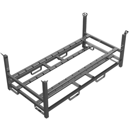 Lager- und Transportpalette für Schachtabdeckungen/Kanaldeckel