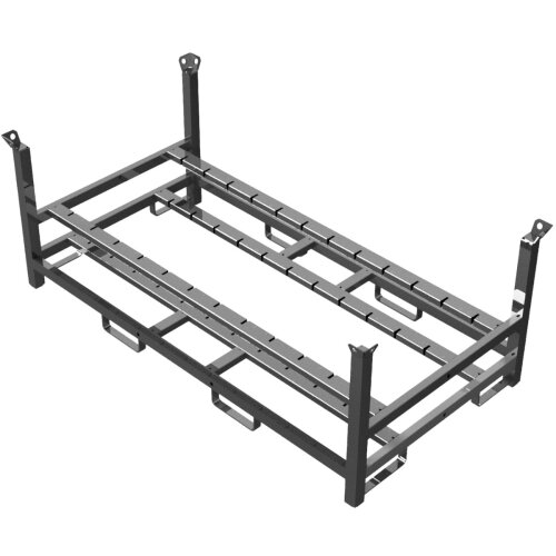 Lager- und Transportpalette für Schachtabdeckungen/Kanaldeckel