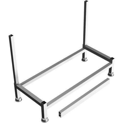 Palette für Absperrgitter, verzinkt