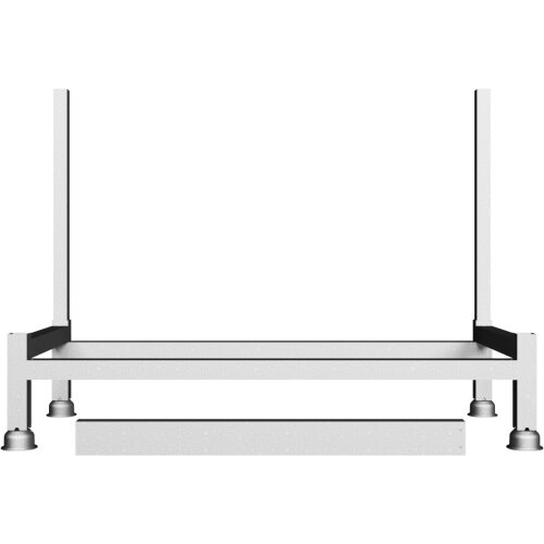 Palette für Absperrgitter, verzinkt Innenbreite 1400