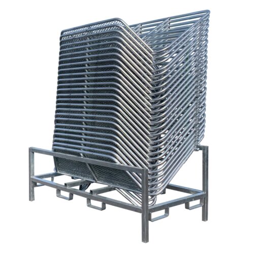 Stapelpalette für Absperrgitter Police L