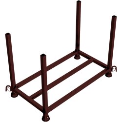 Stapelpalette für Fußplatten, lackiert, mit...